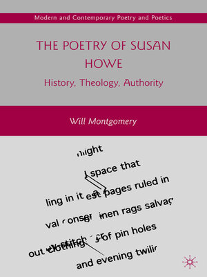 cover image of The Poetry of Susan Howe